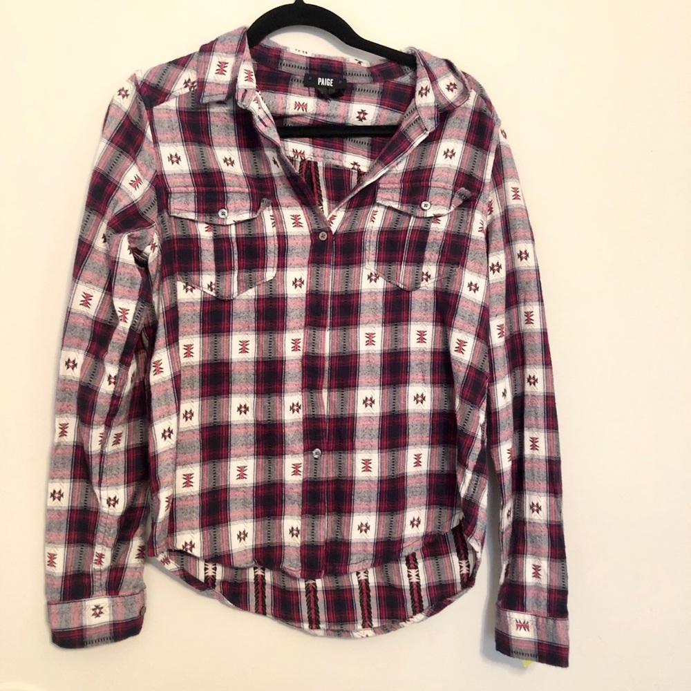 PAIGE button down top